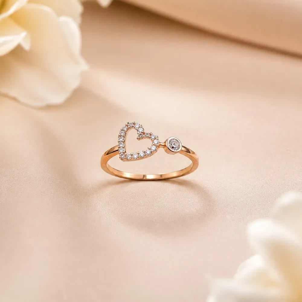 Forever Heart 9kt Gold Ring