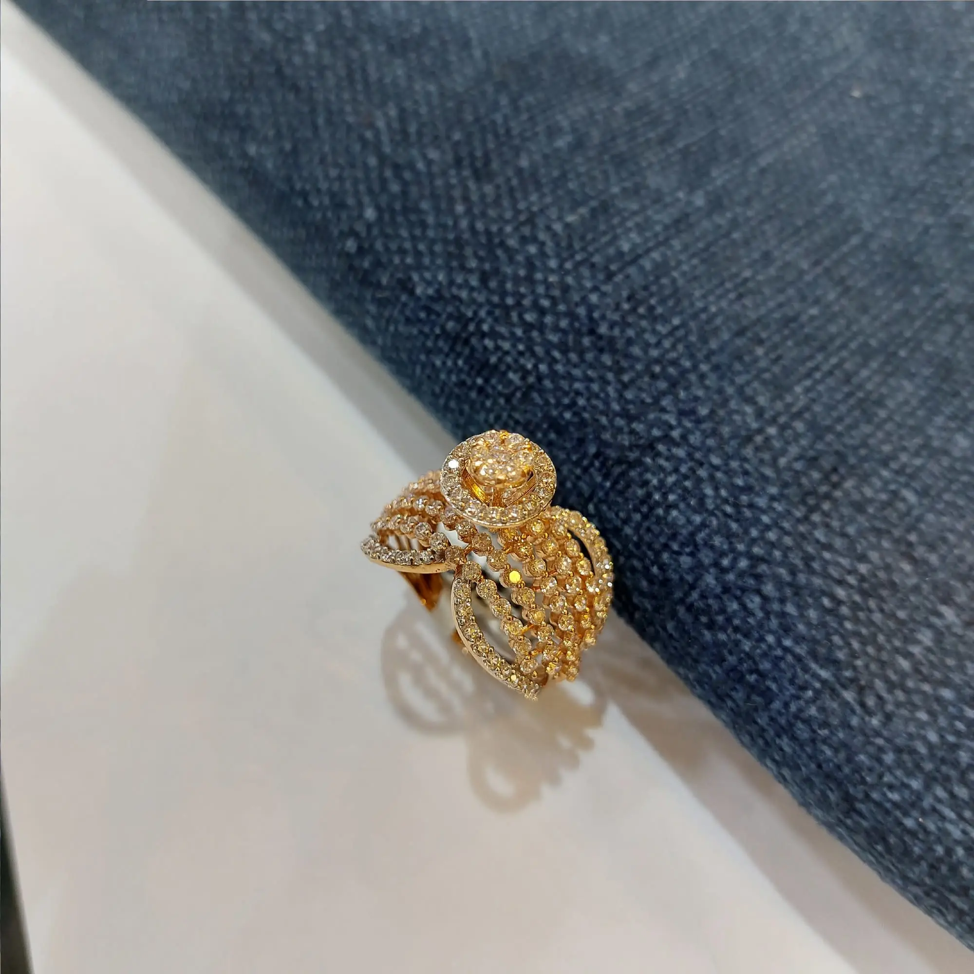 Trendy Rose Gold Ring