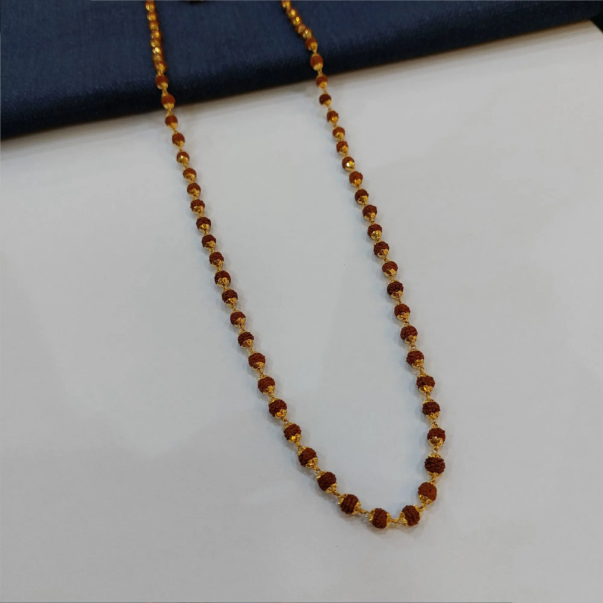 Gold Rudrakesha Mala
