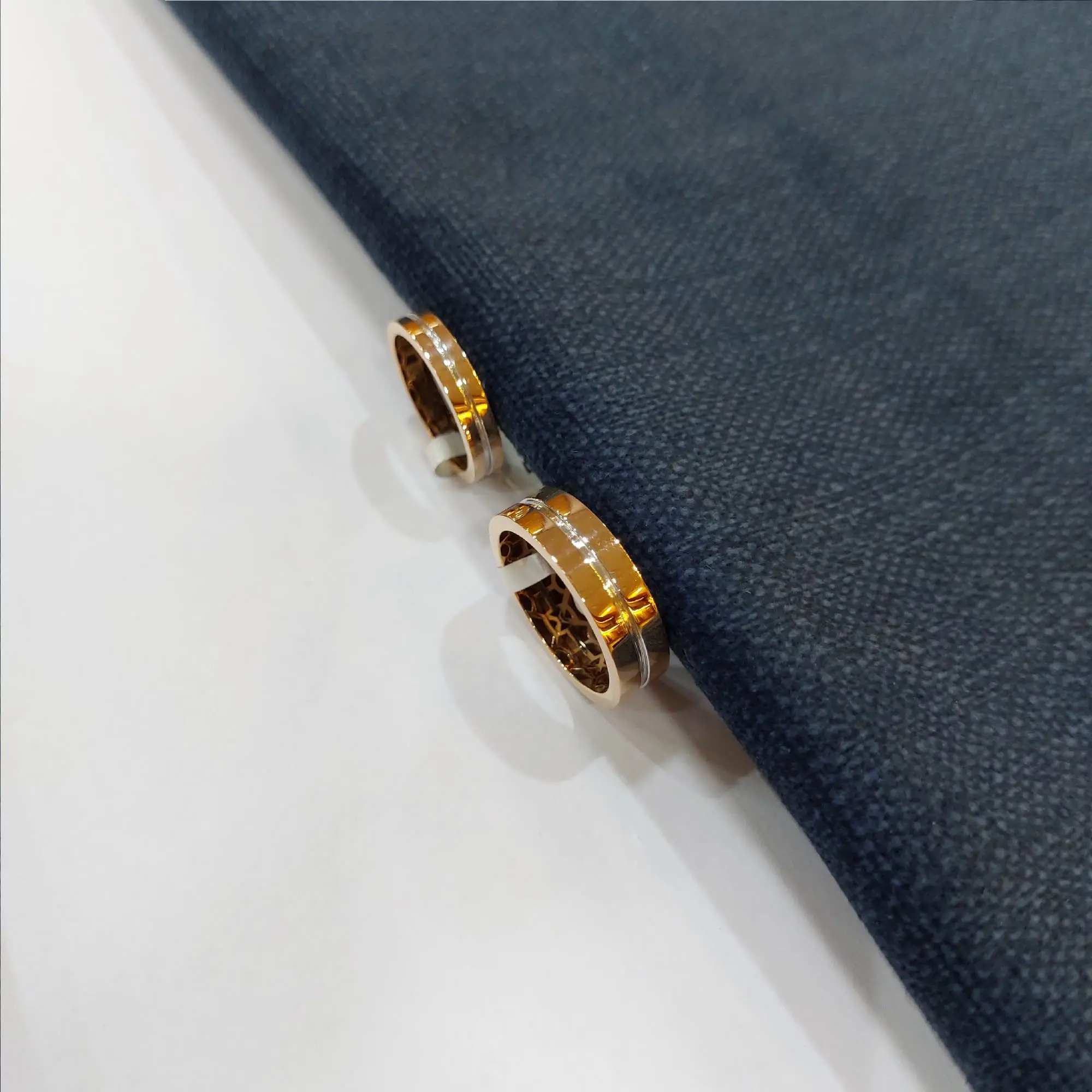 Rose Gold Couple Rings