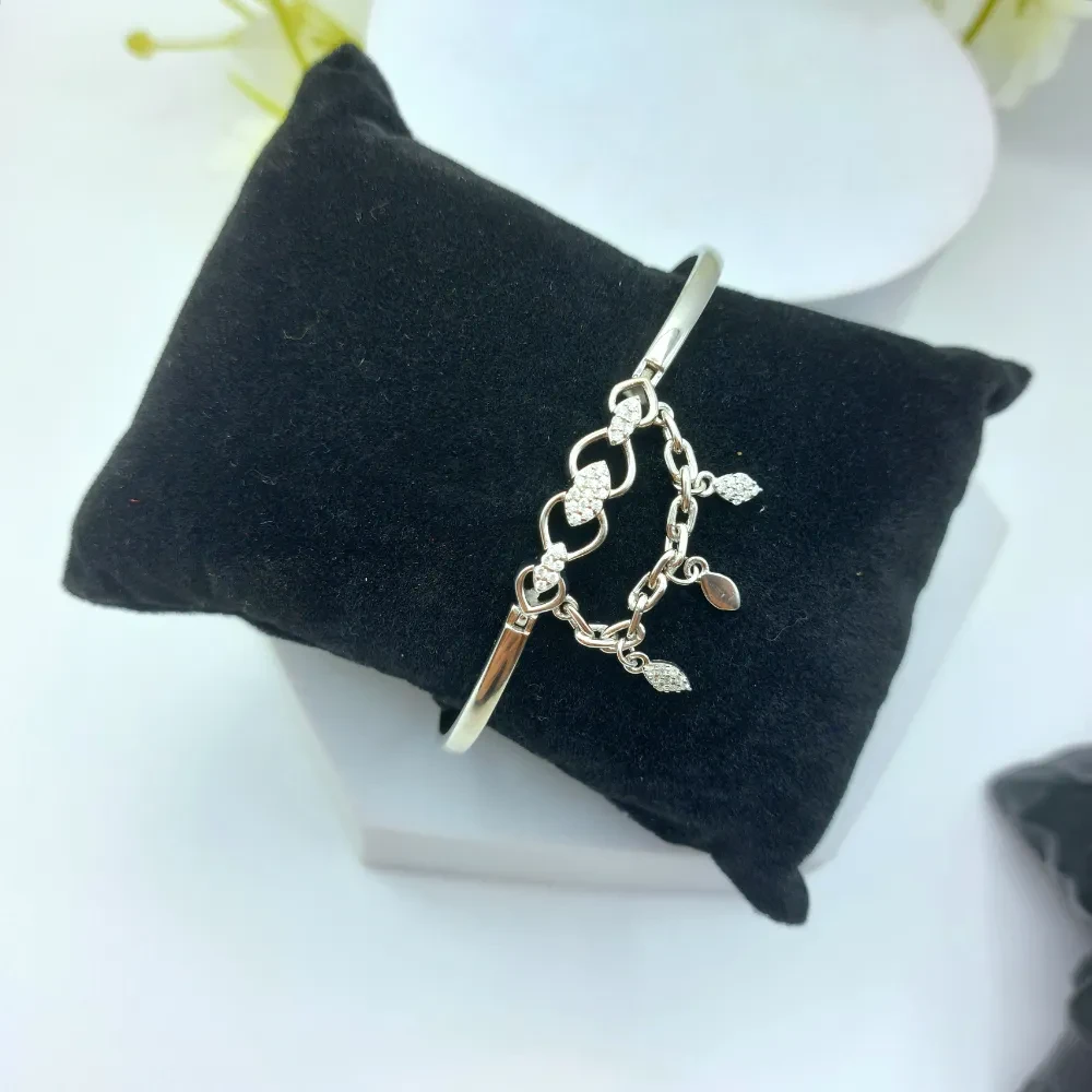 Leafy Silver Bracelet