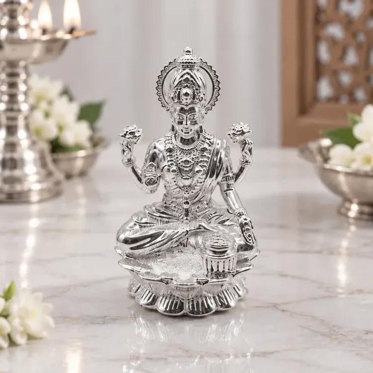 Maa Laxmi Silver Idol