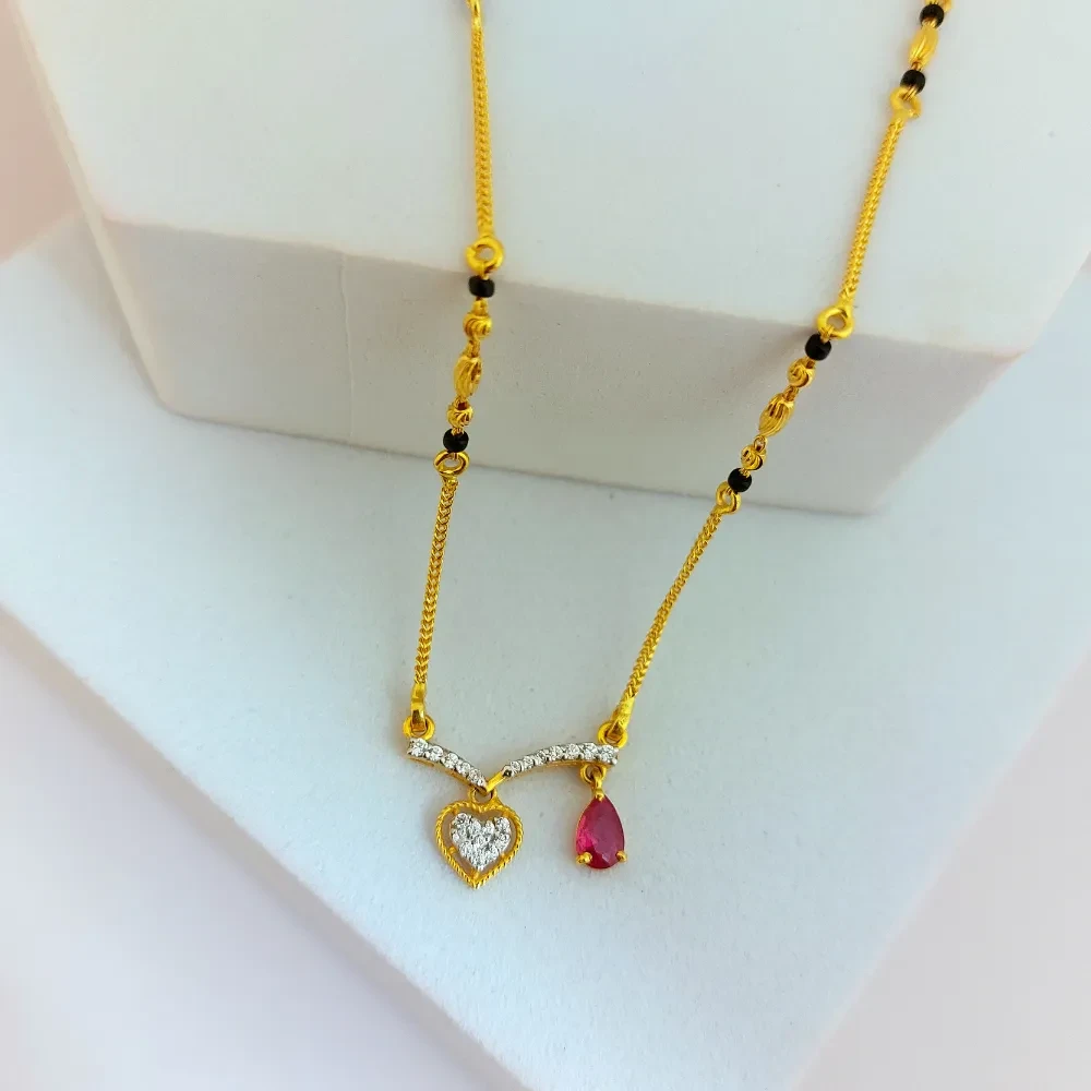 22k Gold  Trendy Mangalsutra for women