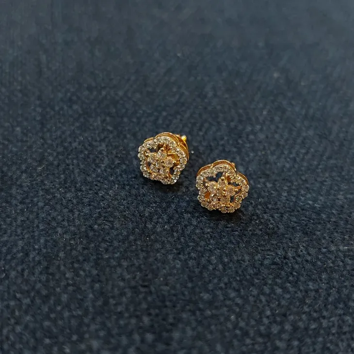 Trendy Rose Gold American Diamond Tops