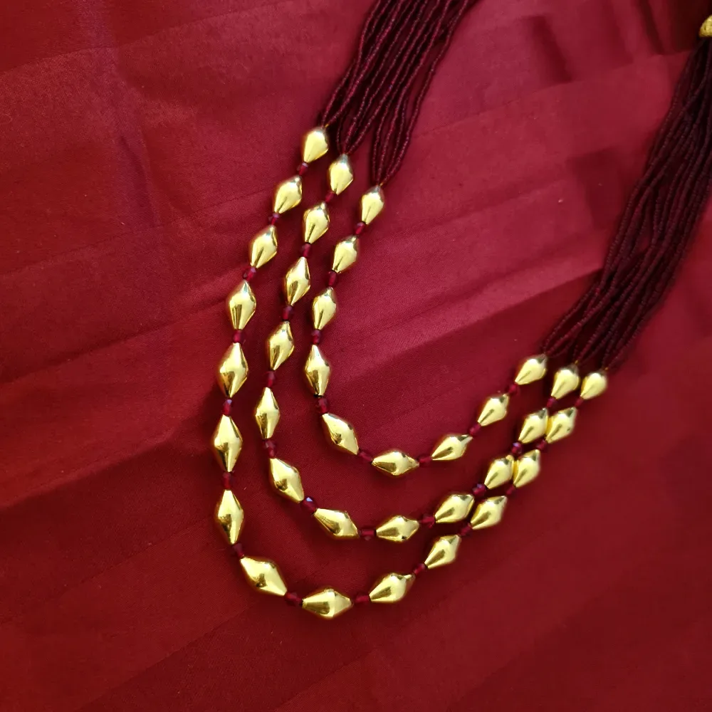 classic Maharashtrian 3-Step Long Necklace