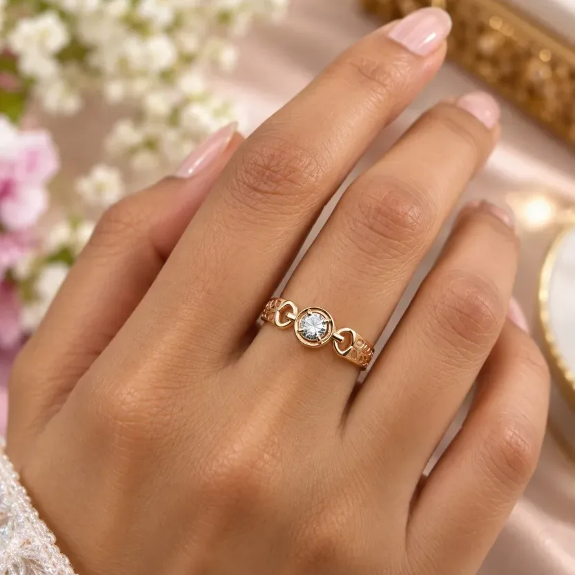 Rose Gold Radiance Ring