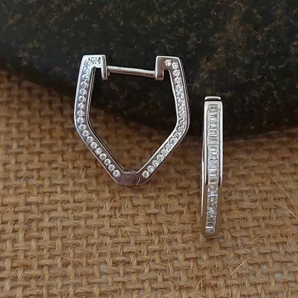 Tennis 925 Silver Earring