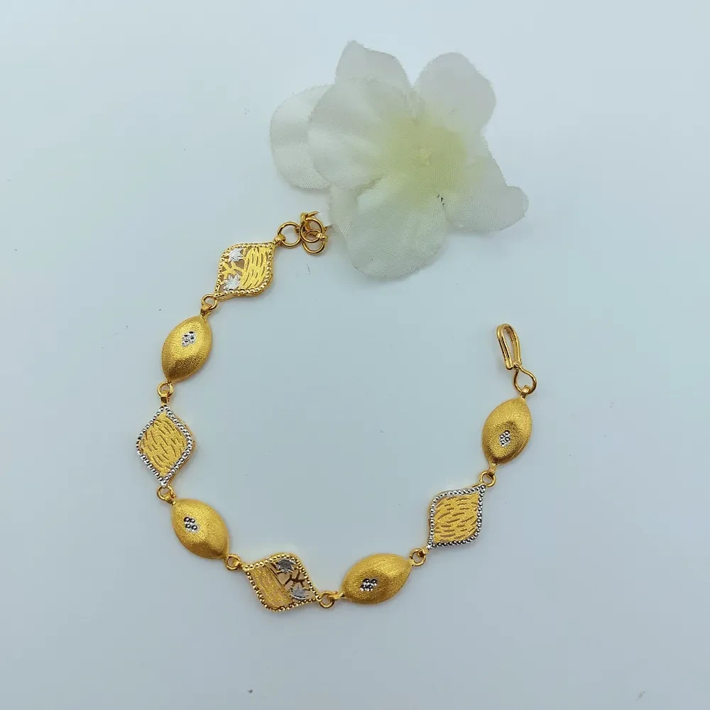 Elegant Dual-Tone Gold Bracelet