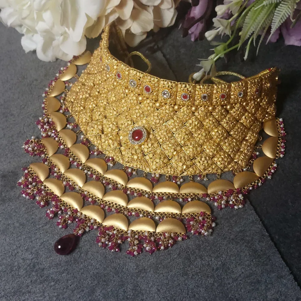 Customised Bridal Choker Necklace