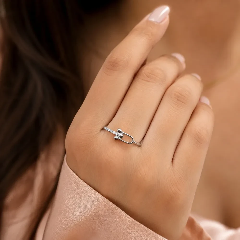 Trendy 925 Silver Ring