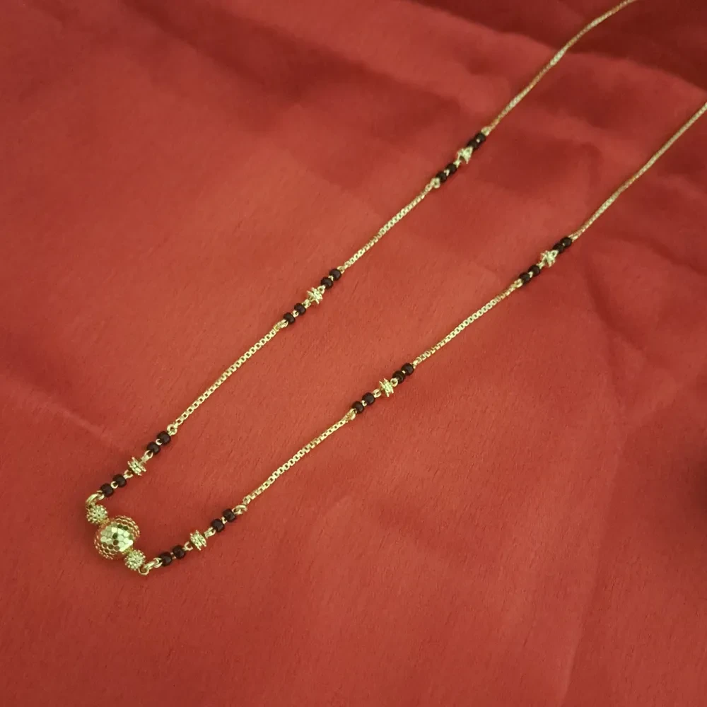 22k Bead Gold Mangalsutra