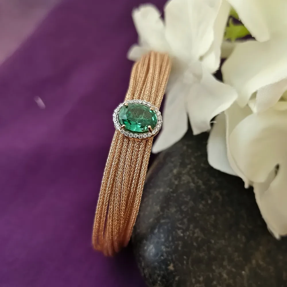 Lightweight Rose Gold Bracelet