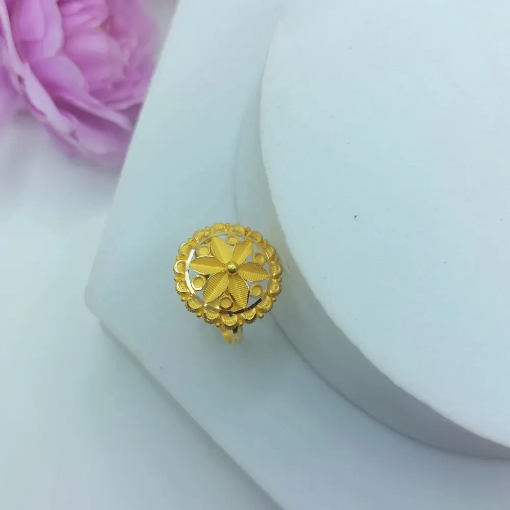 Gold Floral Ring for women