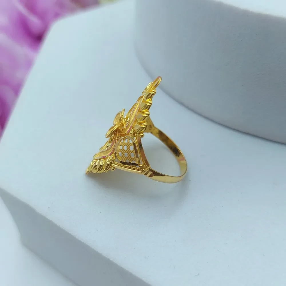 Filigree Floral Statement Ring