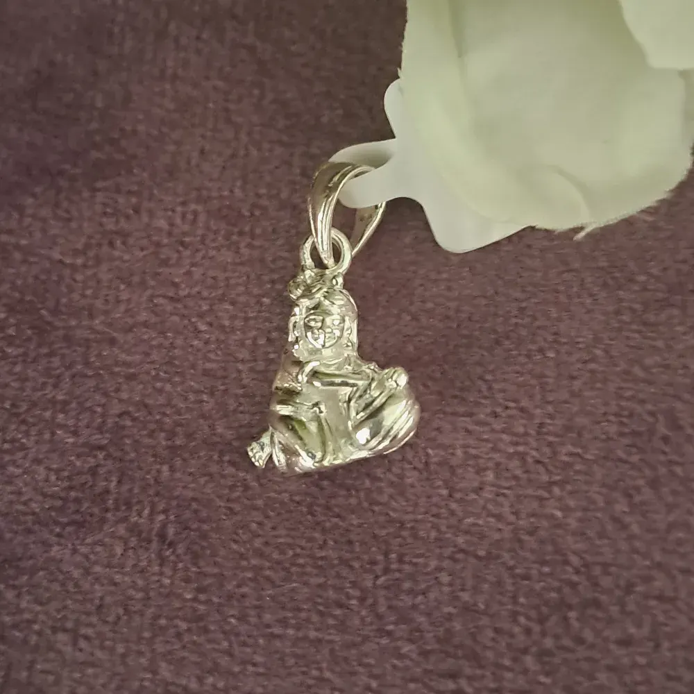 Bal Gopal Silver Pendant