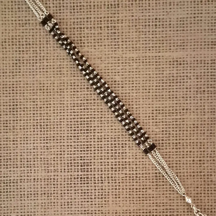 Silver Mangalsutra Bracelet