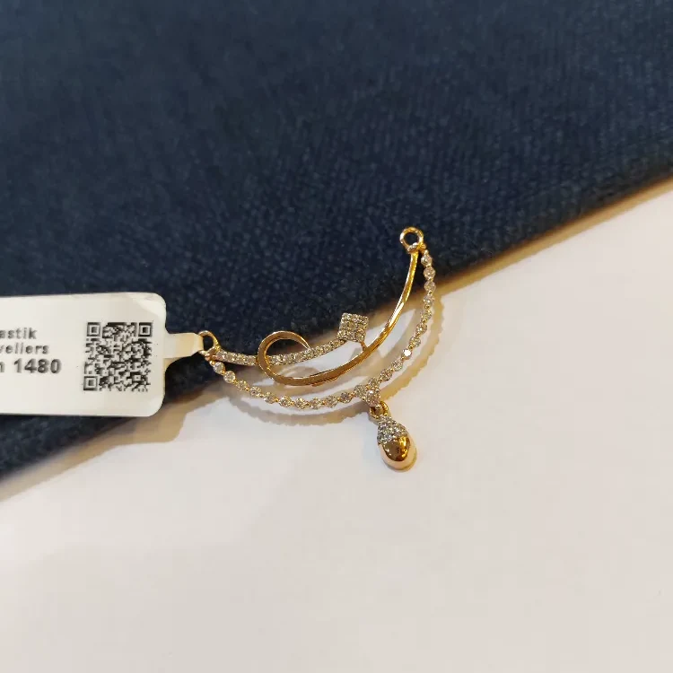 Trendy Rose Gold Mangalsutra Pendant