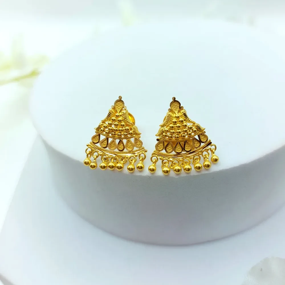 Traditional Gold Earrings