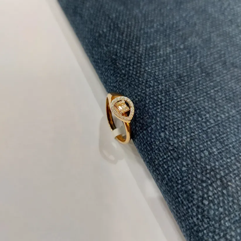 Trendy Rose Gold Ladies Ring
