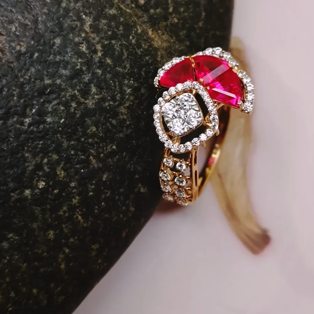 Gorgeous Ruby Colour Stone Ring