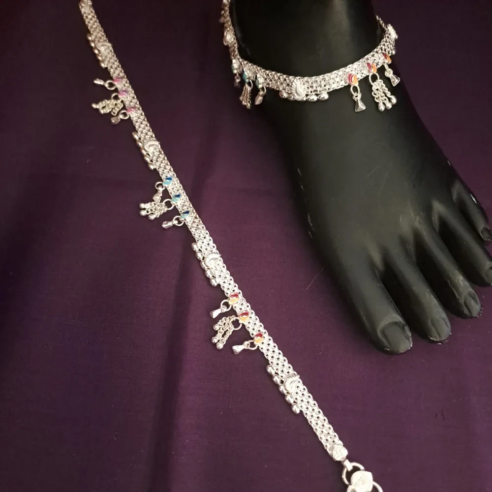 Classic Silver Payal