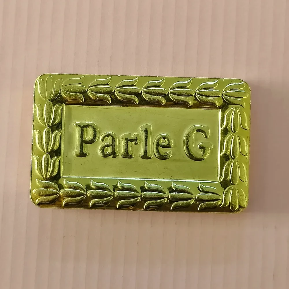 999 Silver Gold Plated Parle- G Biscuit