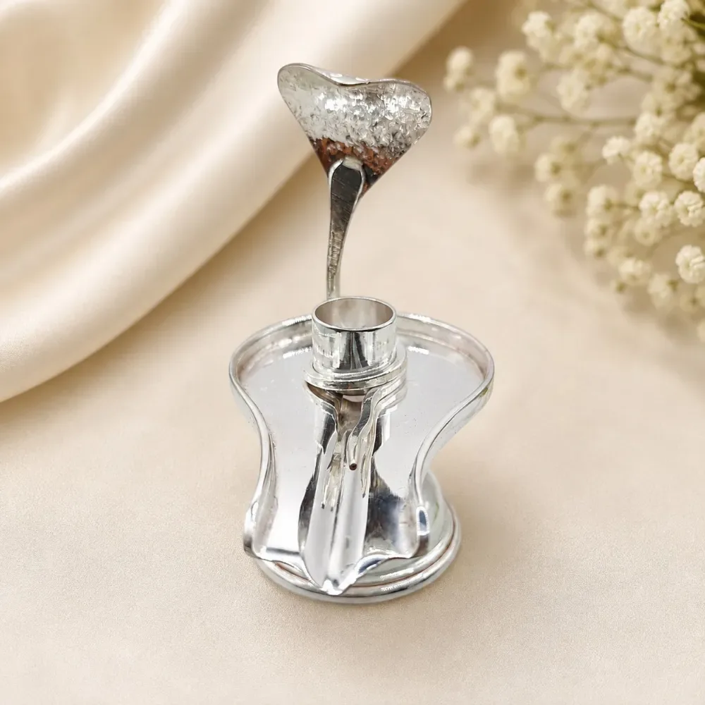 925 Silver NagaLingam Base(Jaladhari)
