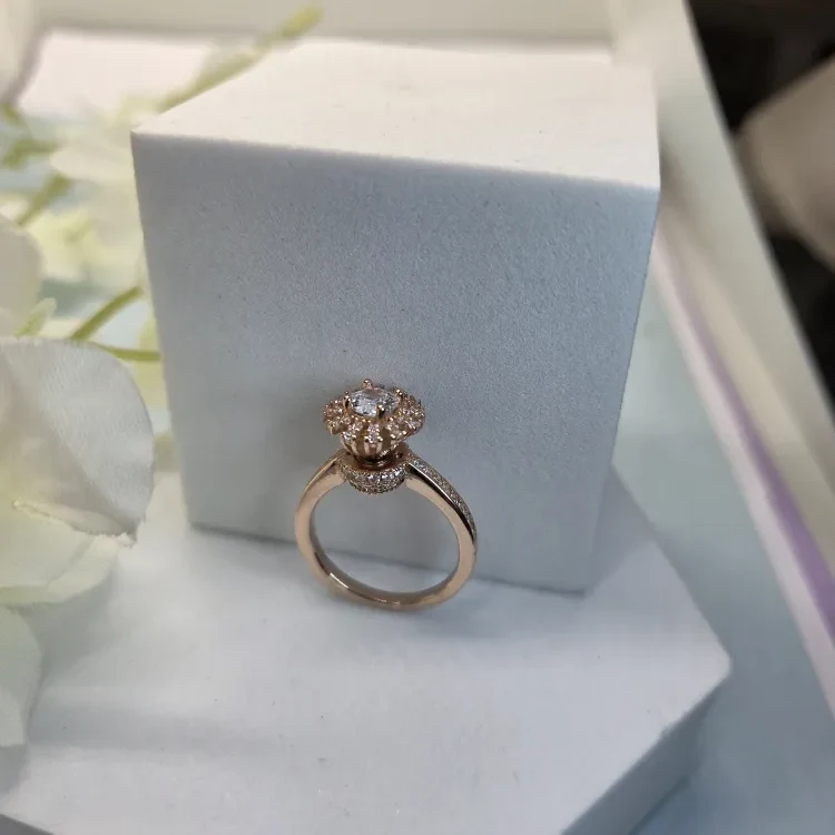 Silver Rose Gold Ring