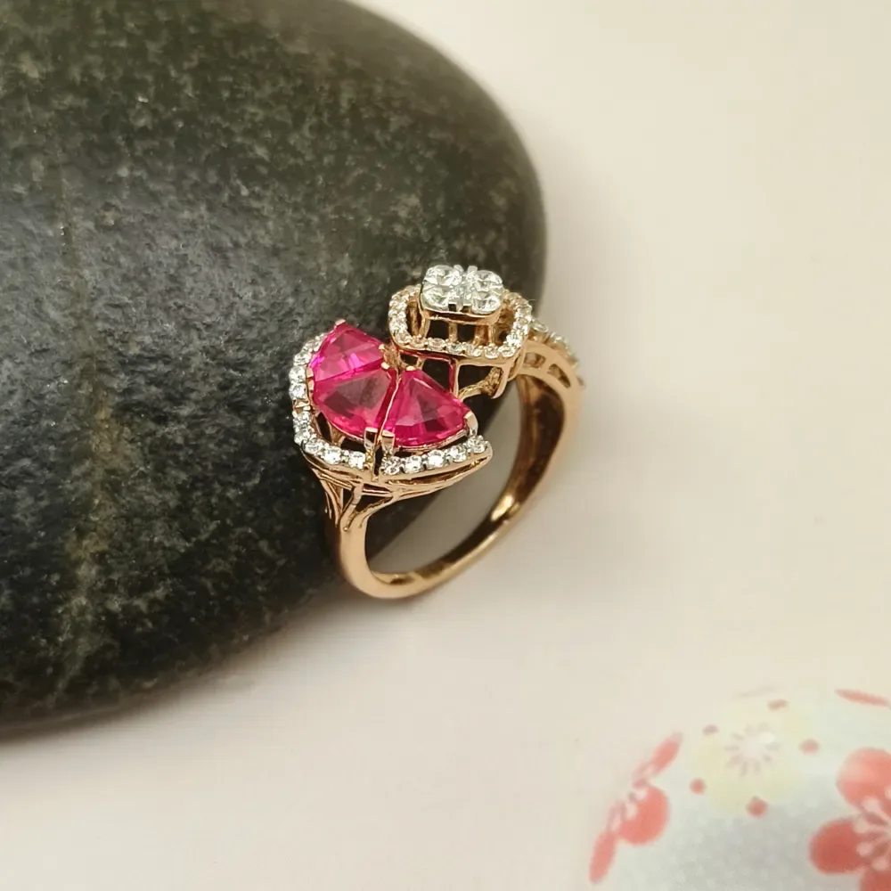 Gorgeous Ruby Colour Stone Ring
