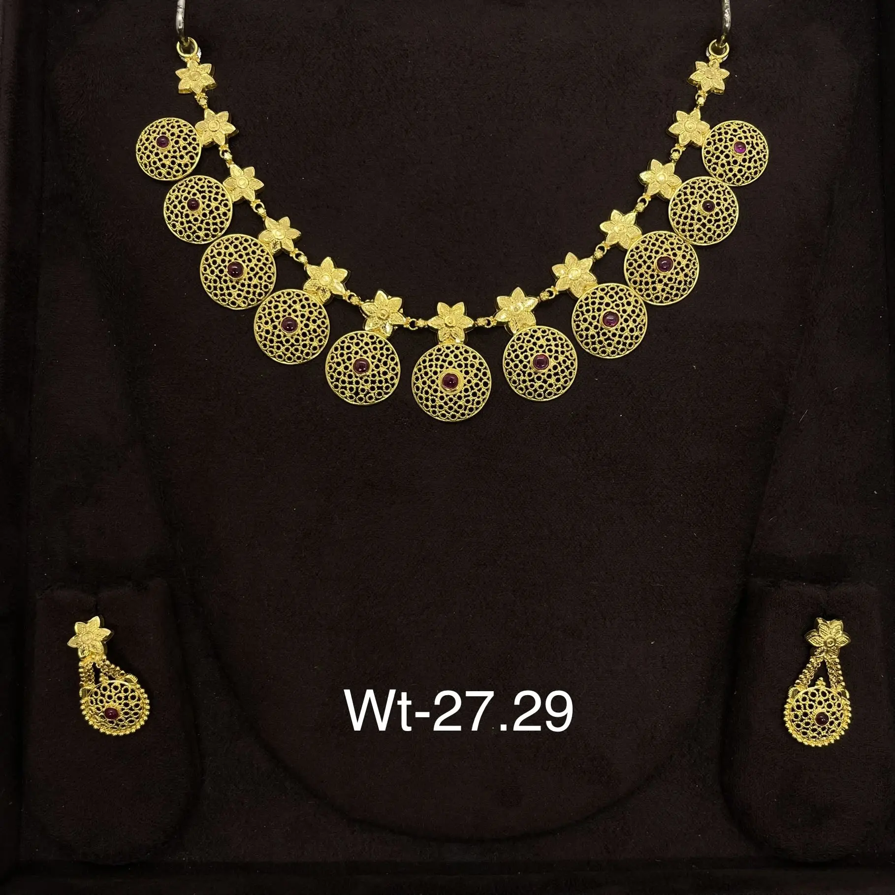 Short Colour Stone Necklace