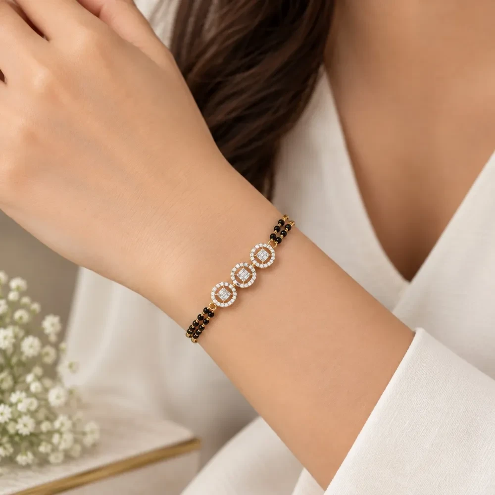 Elegant Gold Mangalsutra Bracelet