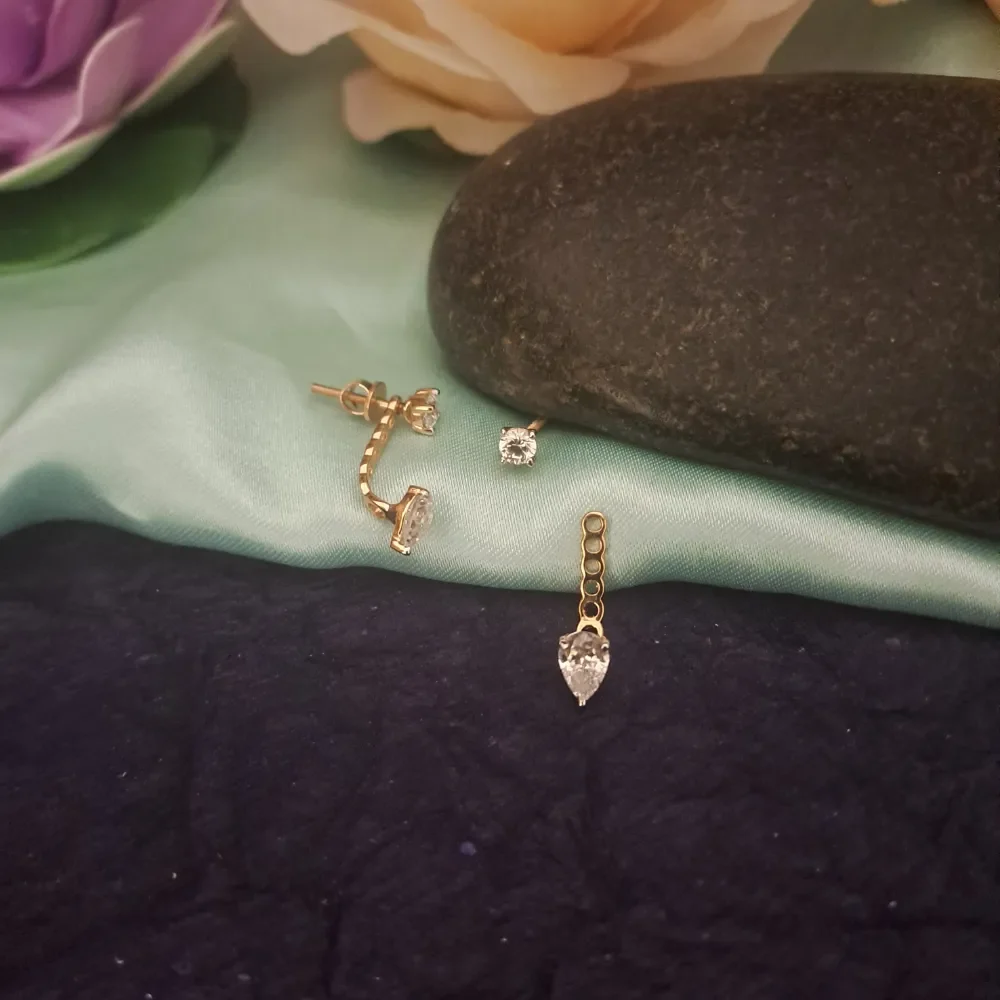 2 in 1 Earrings