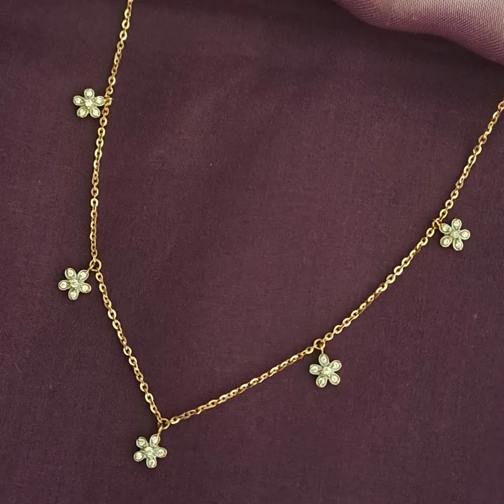 Flower Charm Necklace
