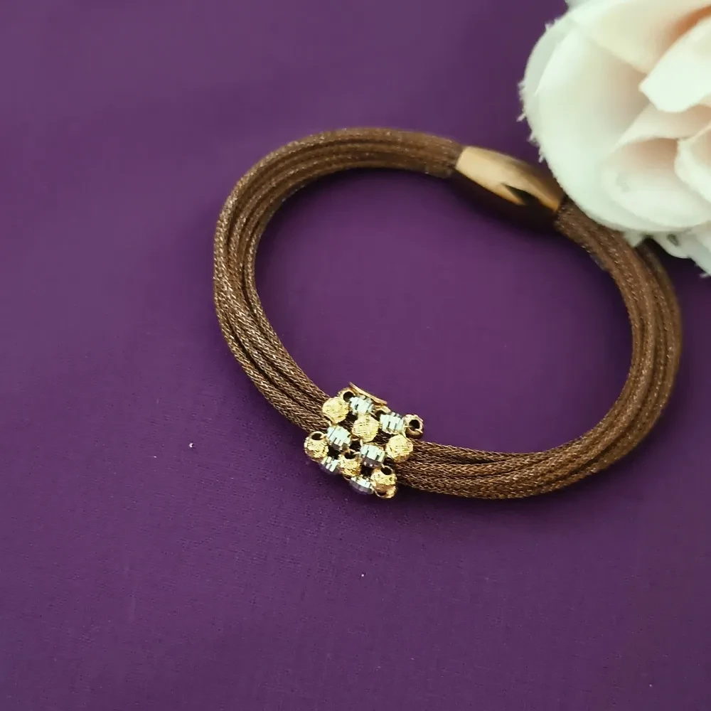 Modern Lightweight Rose Gold Band Bracelet