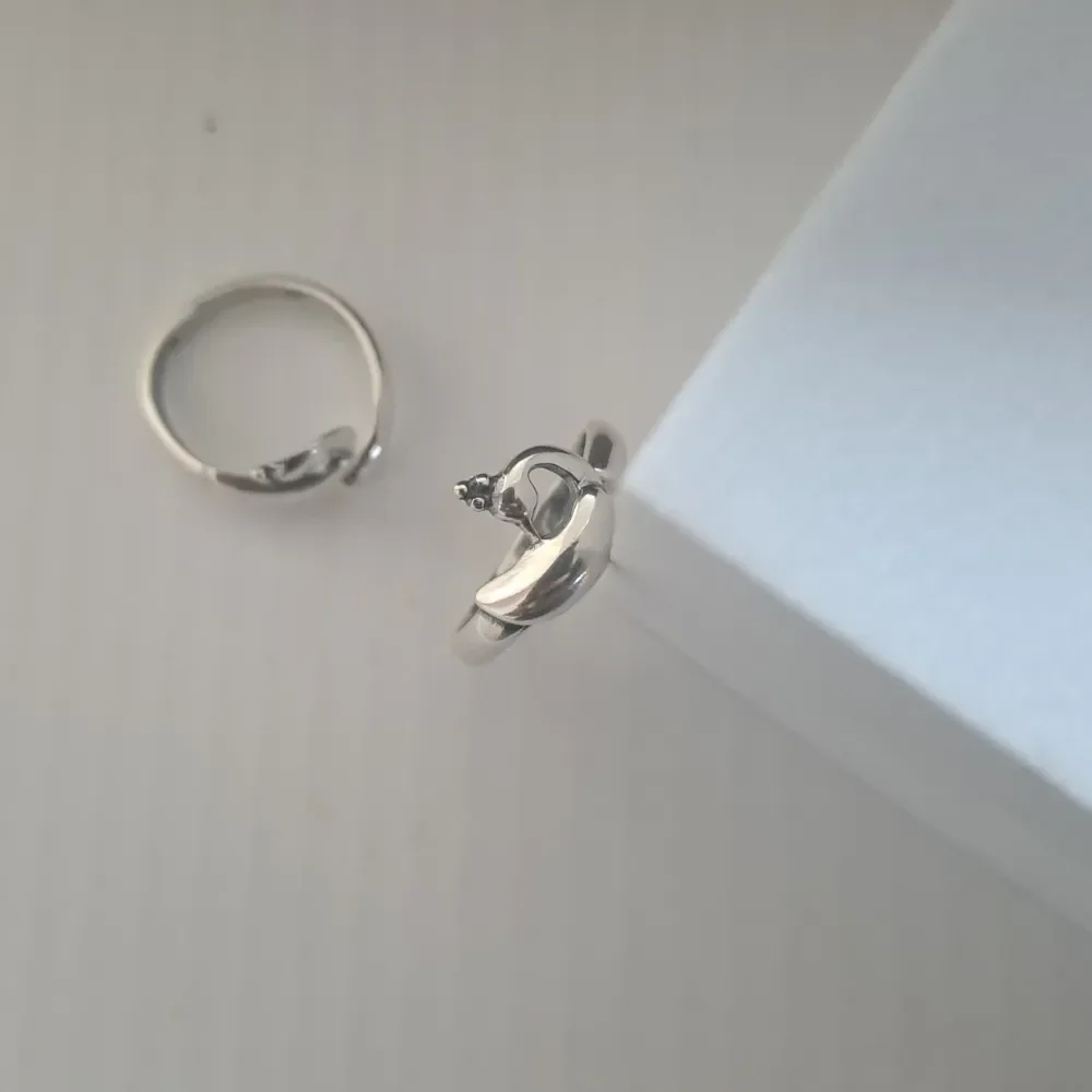 Peacock Silver Toe Ring