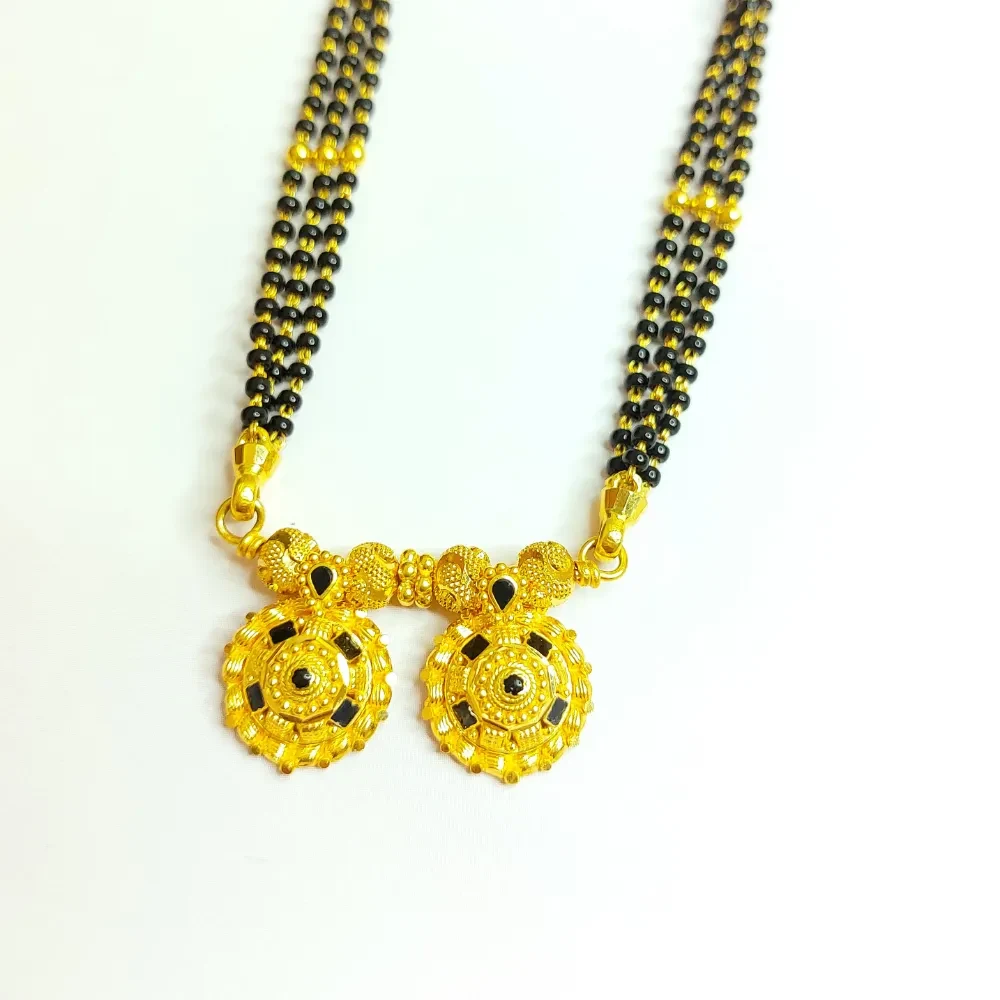 22k Gold Wati Mani Long Mangalsutra