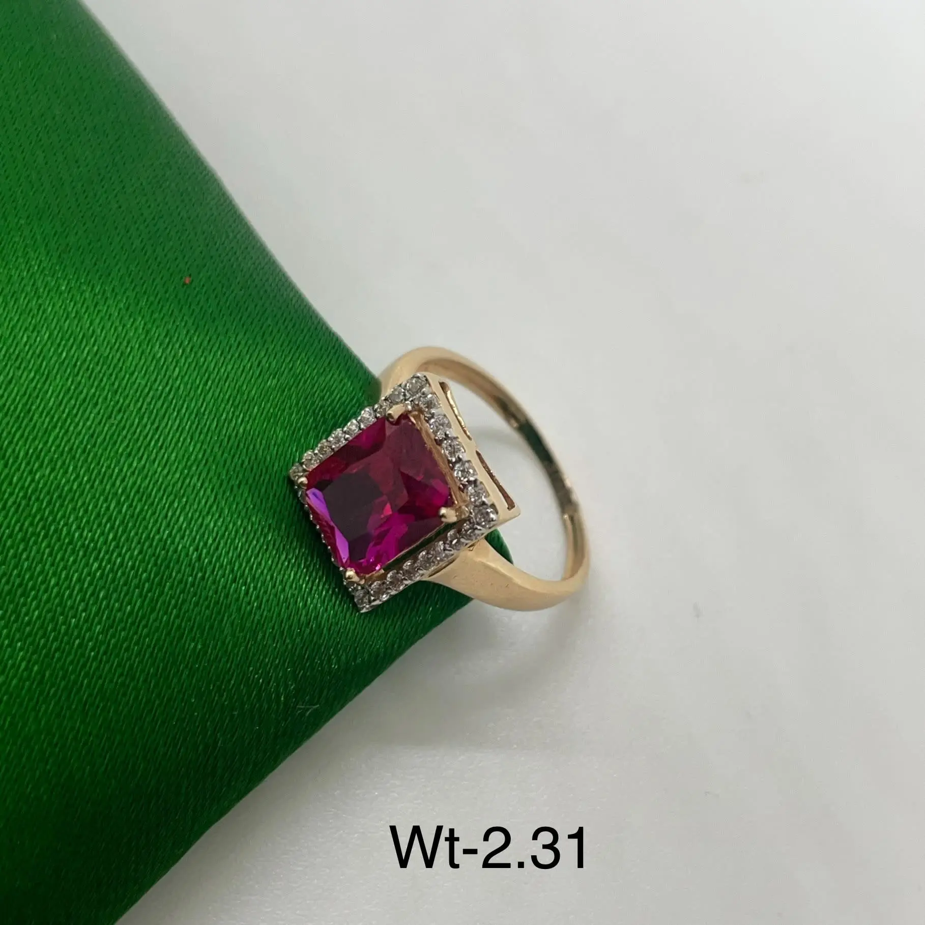 Ruby Color Stone Ring