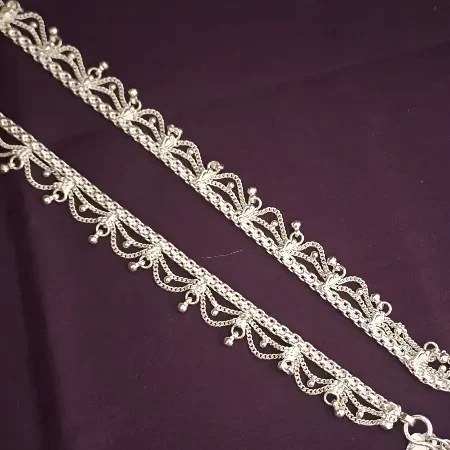 Bridal Silver Payal