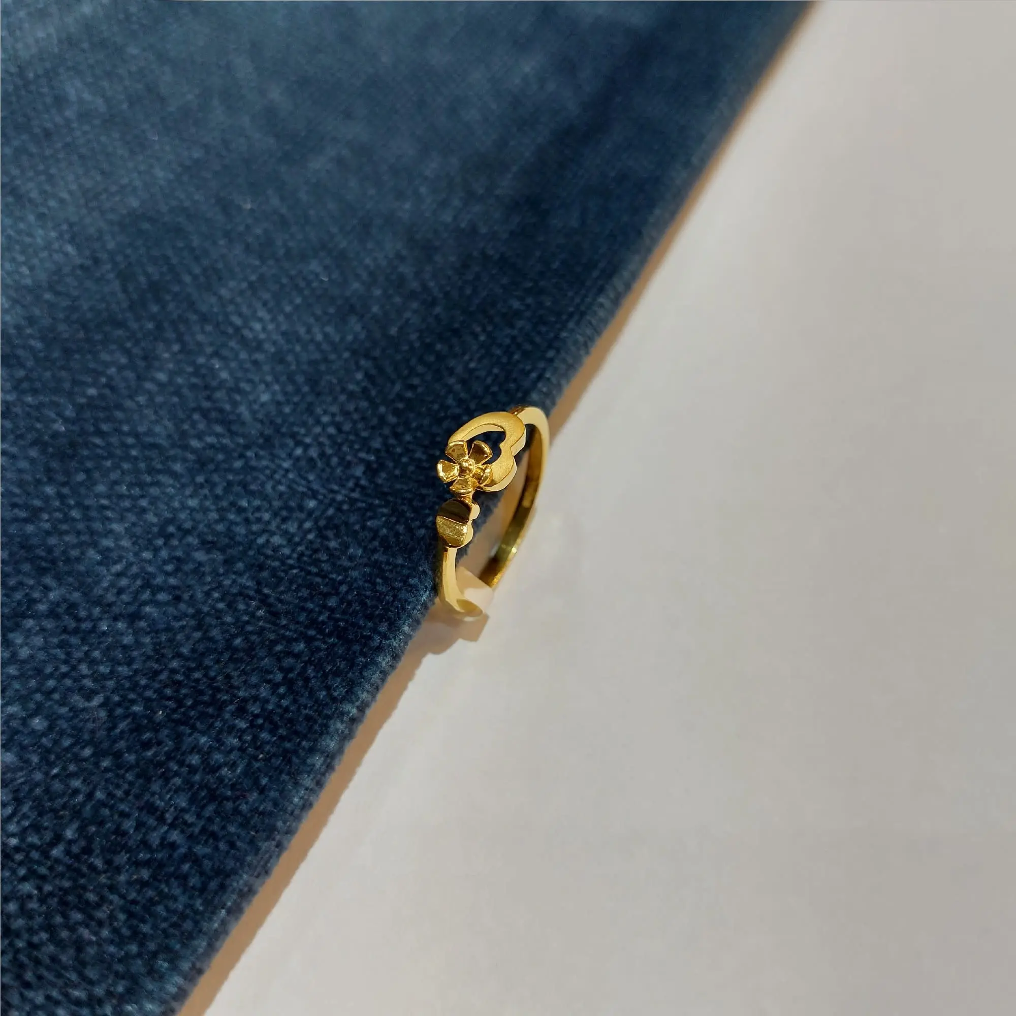 Matte Finishing Gold Ring