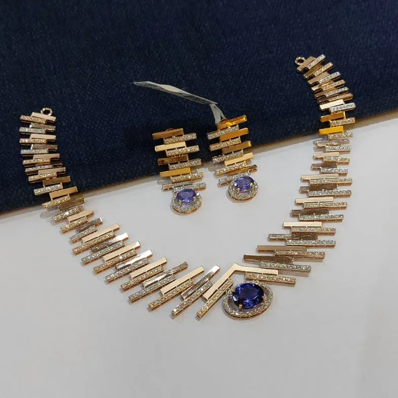Fancy Rose Gold  Necklace