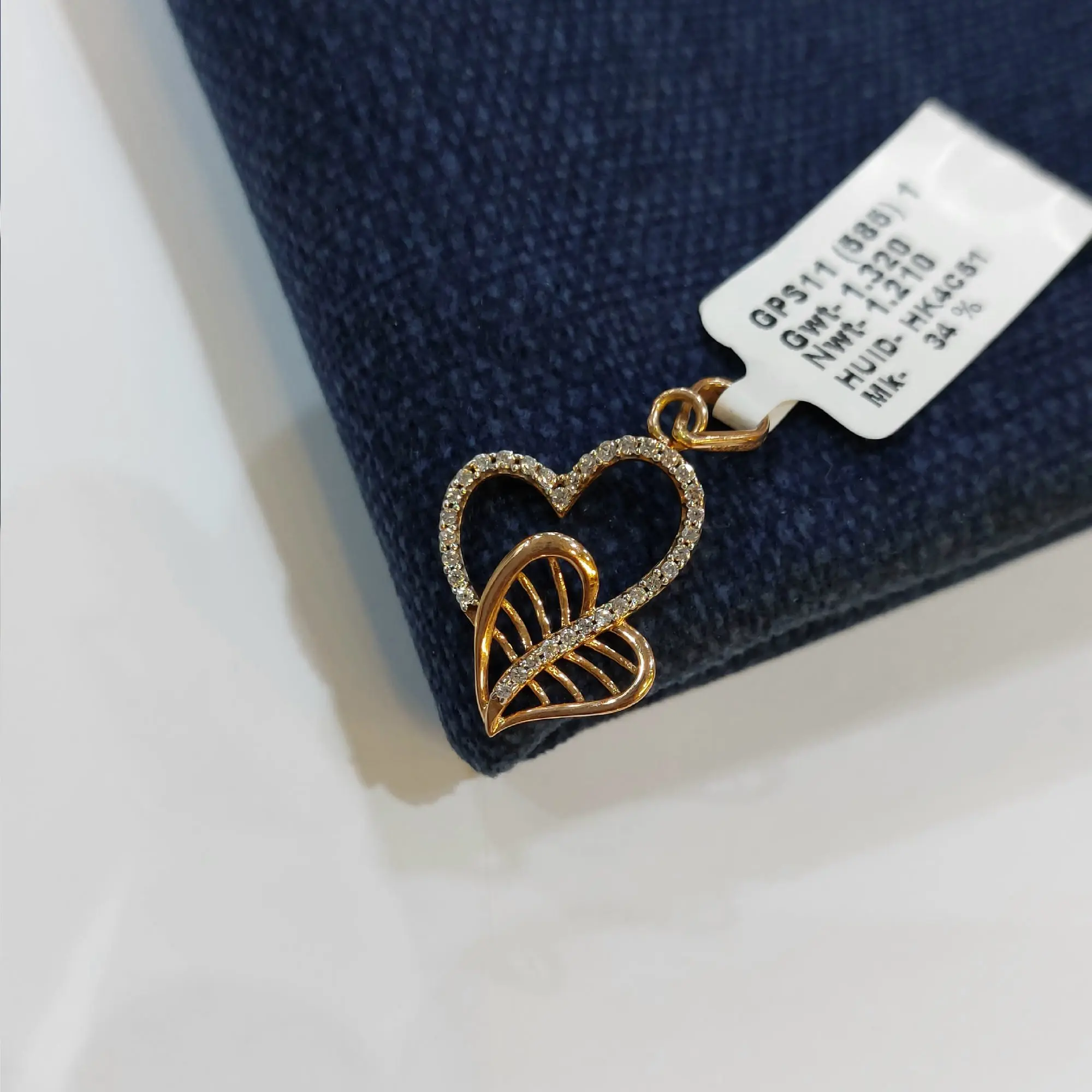 14 Karat Rose Gold Pendant