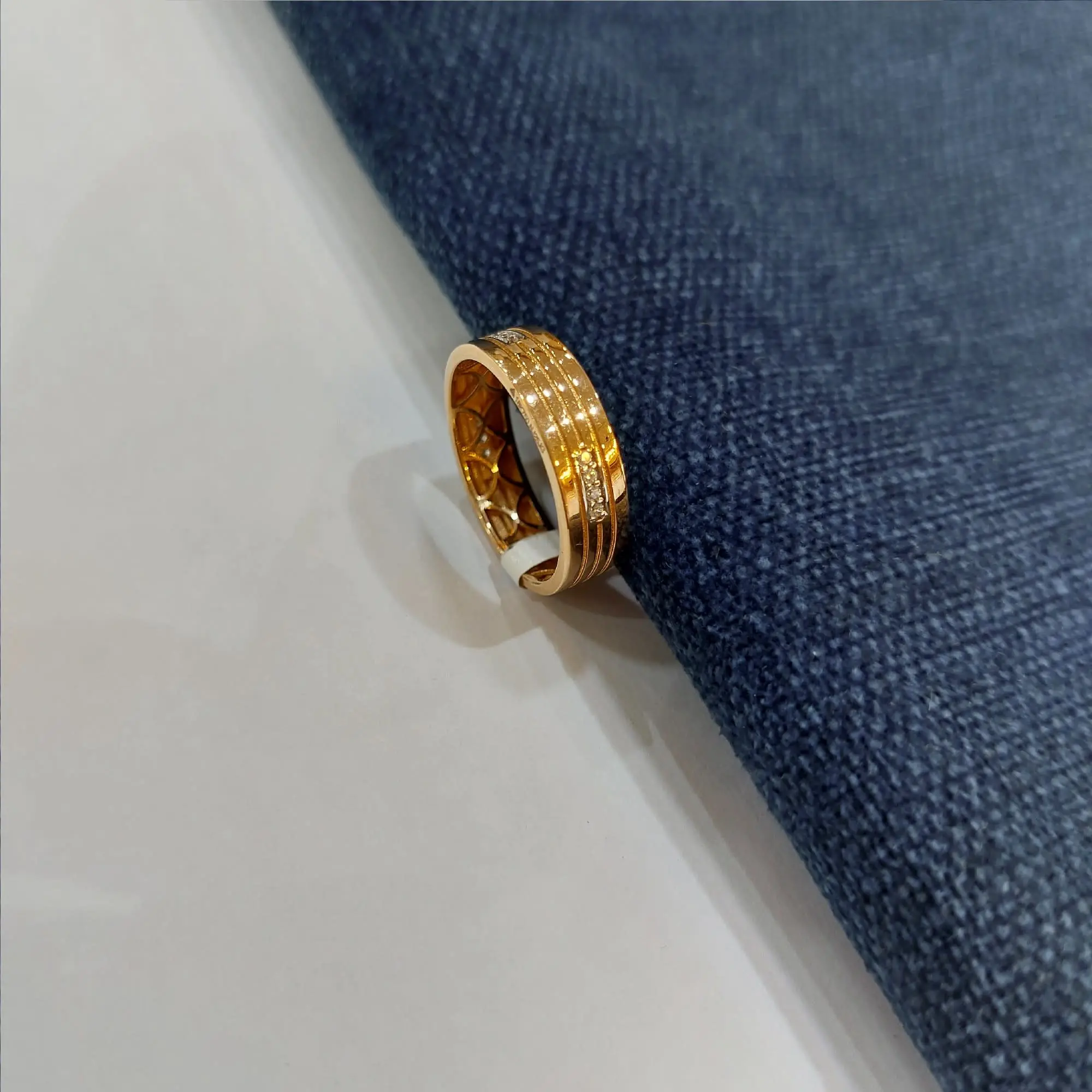 Rose Gold Couple Band