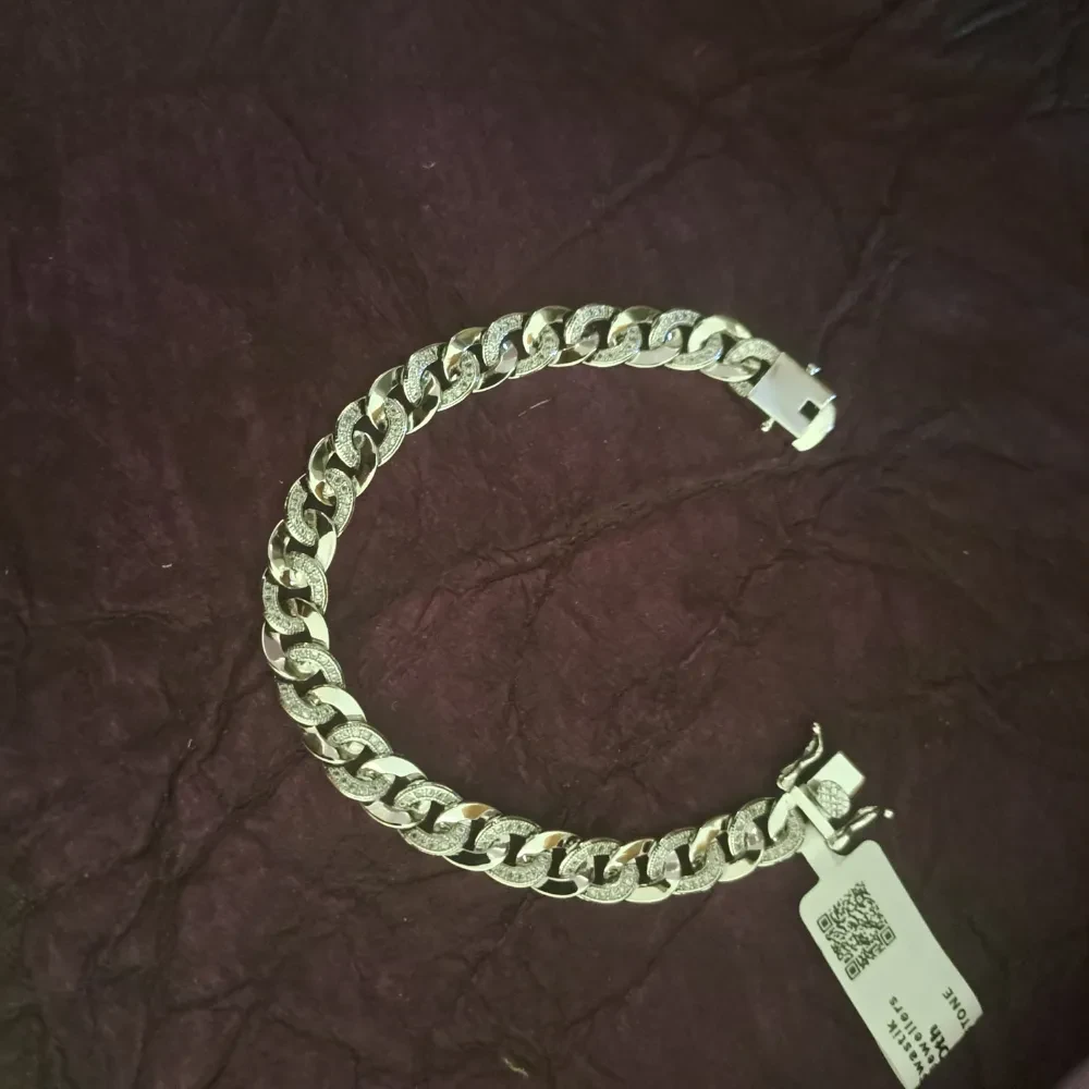 Mens trendy Silver Bracelet