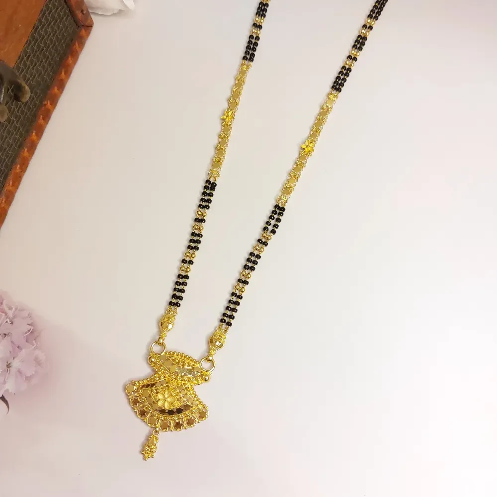 Traditional 22k Gold Long Mangalsutra