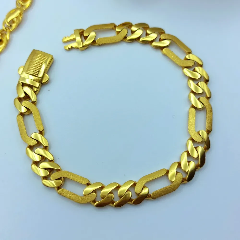Trendy Men's Gold Jewellery Combo