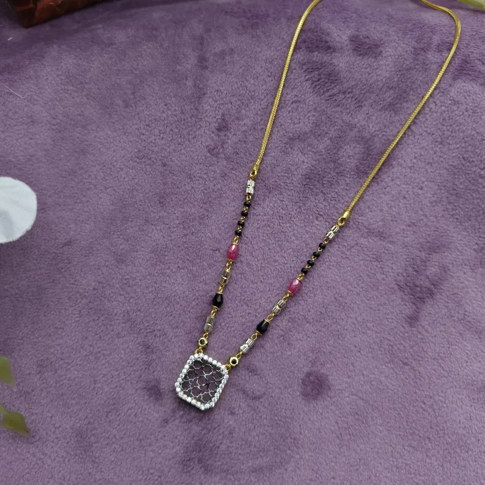 Elegant Geometric Mangalsutra