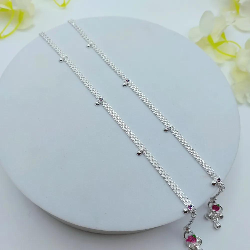 Minimalist Silver Anklet