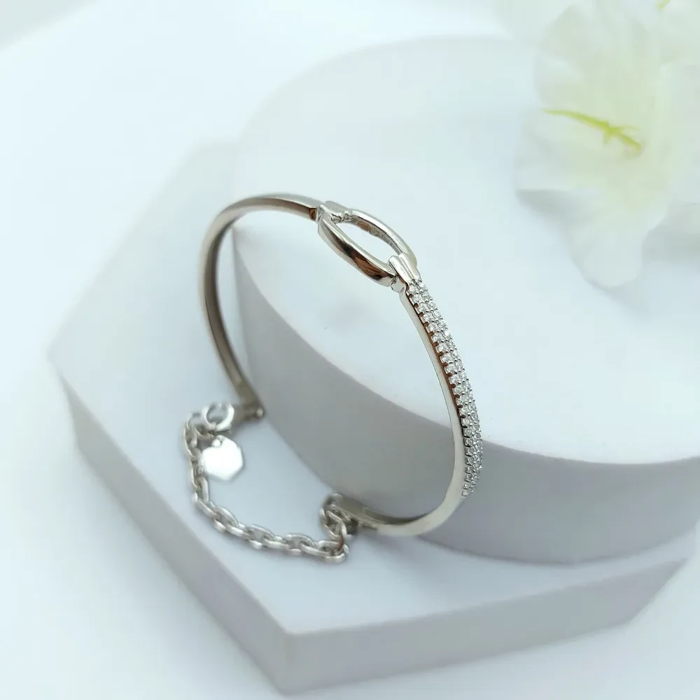 Trendy Minimalist 925 Silver Bracelet