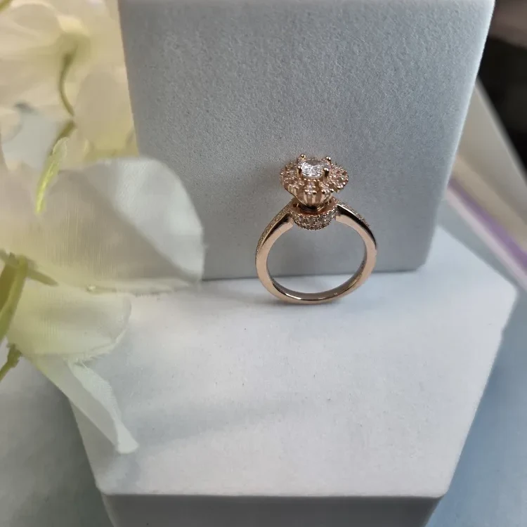 Silver Rose Gold Ring