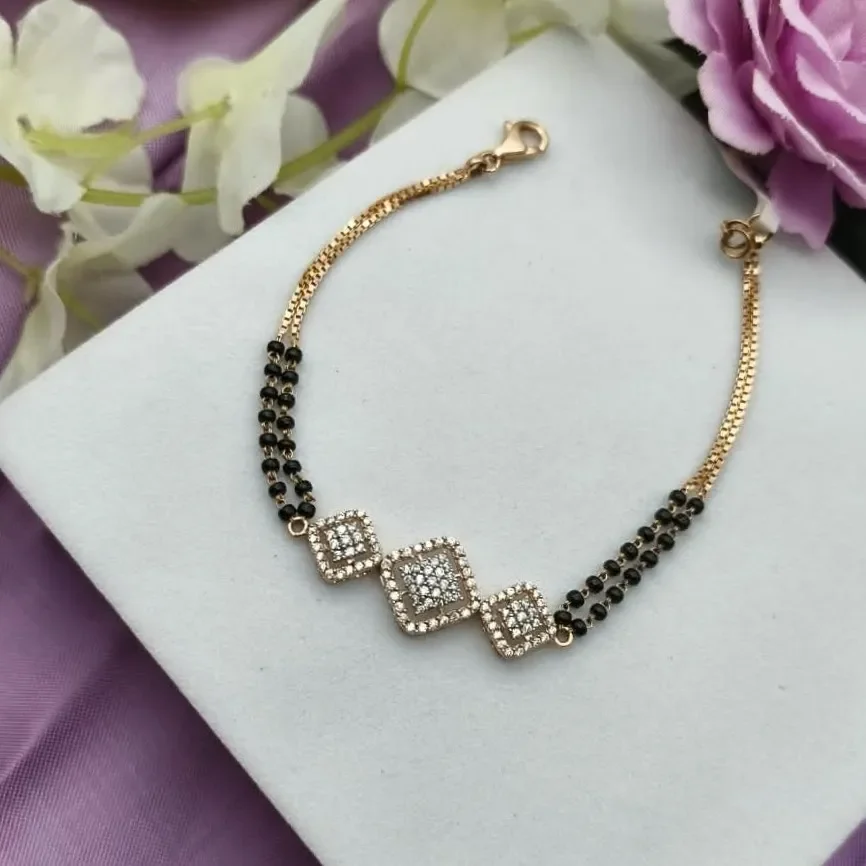Square Mangalsutra Bracelet